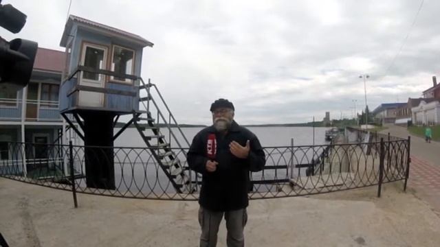 Владимир Плешаков, автор и ведущий проекта "Великие реки России" в Кинешме смотреть онлайн