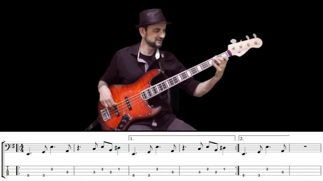 NEVER THERE (Cake) How to Play Bass Groove Cover with Score & Tab Lesson смотреть онлайн