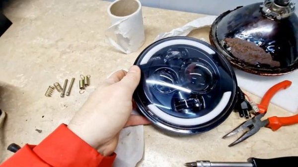 Установка LED оптики на УАЗ