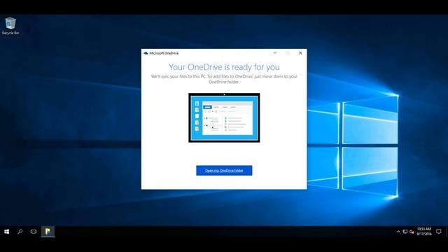 38. Настройка OneDrive в Windows 10 смотреть онлайн