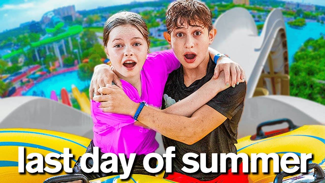 24 HOUR WATERPARK CHALLENGE *Emotional* смотреть онлайн