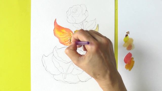 ЧТО НАРИСОВАТЬ? ? ВОЛШЕБНАЯ ФЕЯ С РОЗОЧКОЙ ? смотреть онлайн