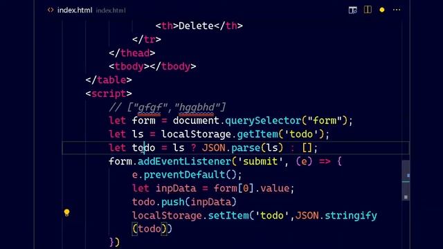 JavaScript Todo List App with Local Storage | Todo App | ( hindi ) смотреть онлайн