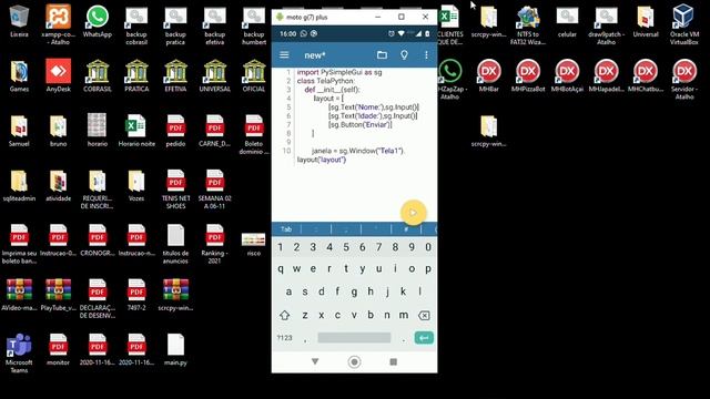 Introdução a interface gráfica no Python com pySimpleGUI смотреть онлайн