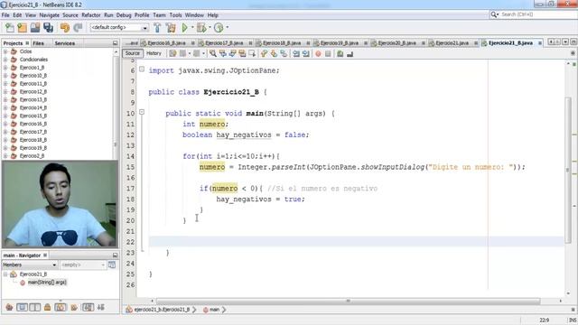 40. Programación en Java || Ciclos || Ejercicio - Pedir 10 números e indicar si hay algún negativo смотреть онлайн