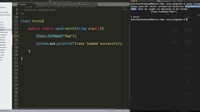 Built in exceptions and multiple catch blocks | Part-29 | JAVA | eLearn Gurukul смотреть онлайн