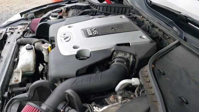 Infiniti 3.7L V6 24 Valve Gas Premium Unleaded (recommended) VQ37VHR motor sound of 2015 Q50 Pre.. смотреть онлайн