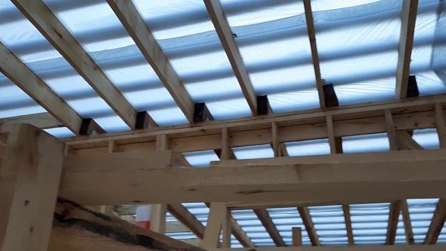 Устройство кровли в КБР, с. Безенги. смотреть онлайн