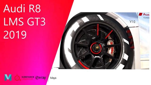 2019 Audi R8 LMS GT3 Modeling in Maya смотреть онлайн