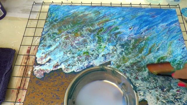 Как покрыть лаком готовые работы после заливки акрилом. смотреть онлайн