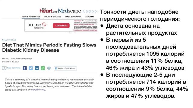 Диета, которая замедляет развитие диабетической болезни почек