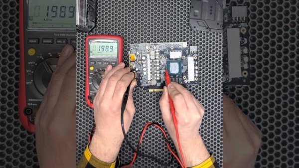 видеокарта GIGABYTE RTX 2060 12GB GV-N2060D6-12GD Замеры сопротивления