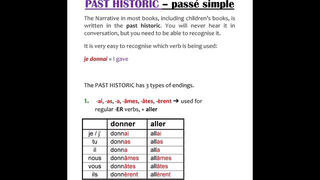 p41 Past Historic - FRENCH VERBS Made Easy PLUS (Third Edition 2021) смотреть онлайн