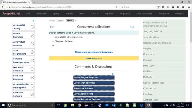 Design patterns used in Java multithreading.
| javapedia.net смотреть онлайн