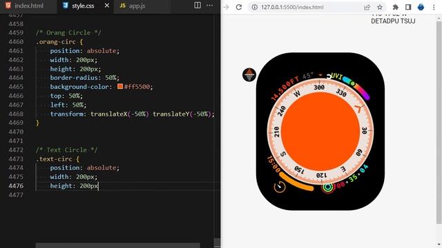 Build Apple Watch Ultra using HTML, CSS & JavaScript смотреть онлайн