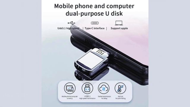 🚀 Experience Lightning-Fast Data Transfer with Xiaomi 2TB USB Type-C Flash Drive! 🚀Smart Flash Driv смотреть онлайн