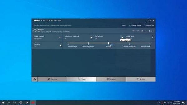 4K Resolution with AMD Radeon Vega 8 | Windows 10