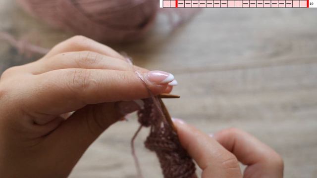 Узор спицами «Дионея» 😜 «Dionea» knitting pattern смотреть онлайн