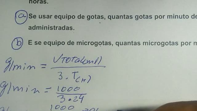 gotejamento em macrogotas e microgotas administrar 1000 mL em 24 h. equipo de gotas, e microgotas? смотреть онлайн