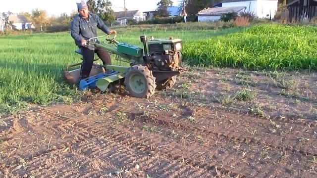 Фрезеровка сидя. Тяжелый мотоблок