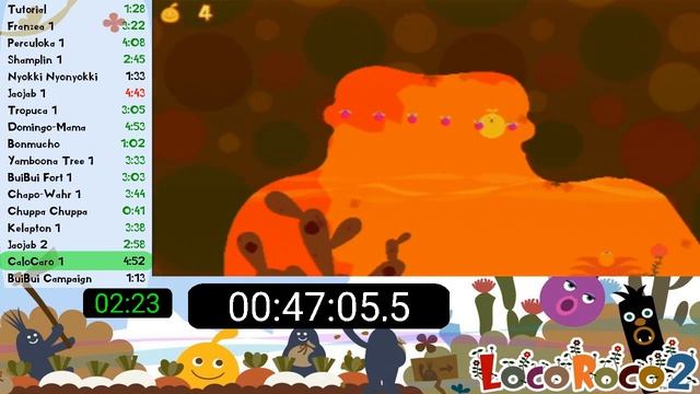 LocoRoco 2 Any% Speedrun in 1:33:27 (3rd Place) смотреть онлайн
