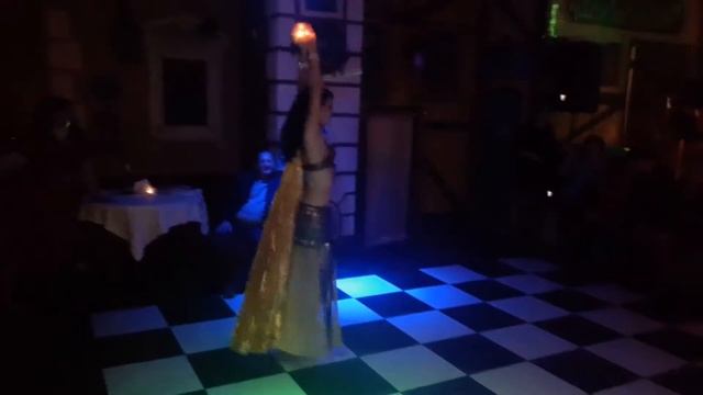 Samira - Танец-шоу со свечами, живой огонь Dance show with candles and wings смотреть онлайн