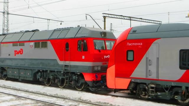 Скоростной поезд "Ласточка №716 Москва - Иваново. Отправление со ст. Владимир смотреть онлайн