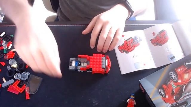 Lego Speed Champions 75886 (Time lapse) - Ferrari 488 GT3 (179 pieces) смотреть онлайн