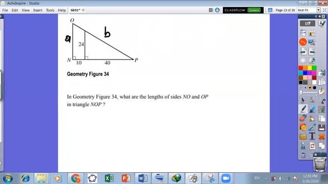 5 ОРТ Математика - четырехугольники и треугольники  решение вопросов