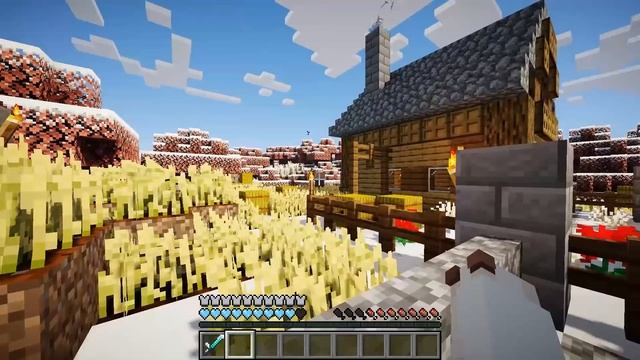 ТАЙНЫ РОЖДЕСТВА #12 | ПРИЛЕТЕЛИ В РОДНУЮ ДЕРЕВНЮ | ВЫЖИВАНИЕ В МАЙНКРАФТ 1.15 / minecraft 1.15 смотреть онлайн