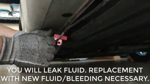 W204 C300 Brake Line Replacement DIY Installation How To