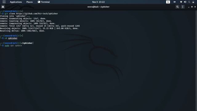 How to install zphisher in kali Linux смотреть онлайн