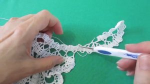 КВАДРАТНАЯ САЛФЕТКА С КАЙМОЙ БРЮГГСКИМ КРУЖЕВОМ. ЧАСТЬ 4