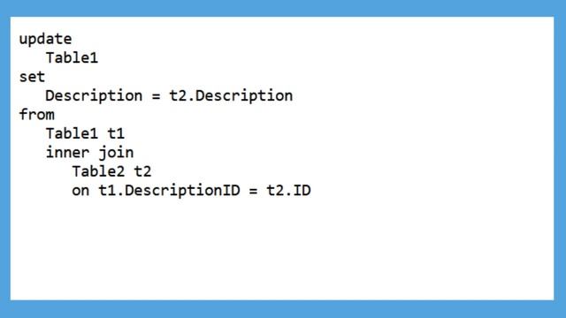 Bulk Record Update with SQL смотреть онлайн
