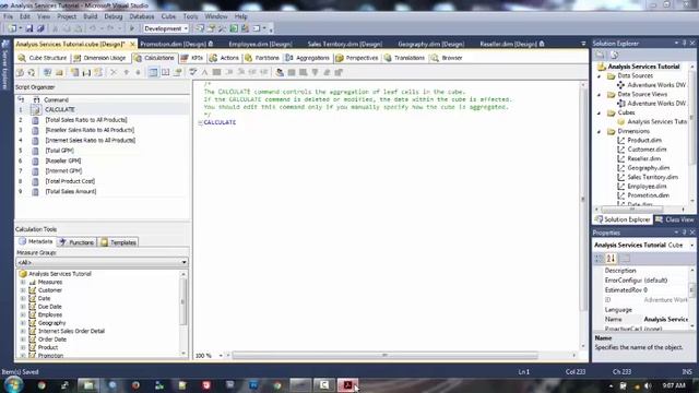 Tutorial Lesson 6 - Defining Calculations смотреть онлайн