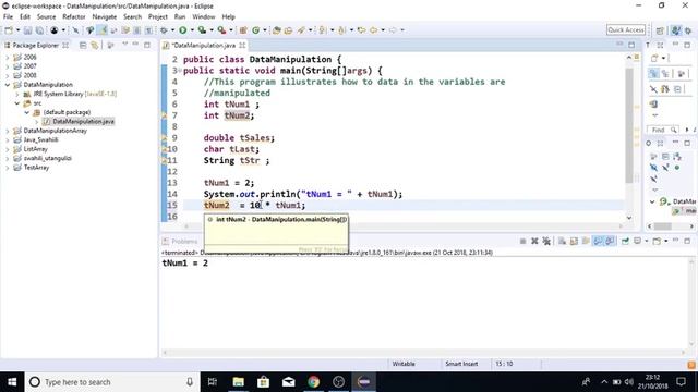 Simple -Java-data -types -manipulation-English -Tutorial-East Afrika-Learners смотреть онлайн