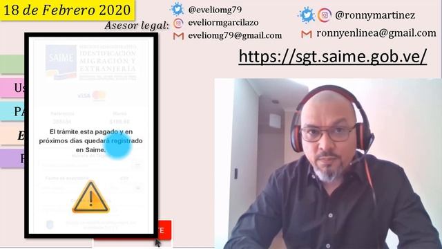 Error en Pago del SAIME: Prorroga y Pasaporte смотреть онлайн