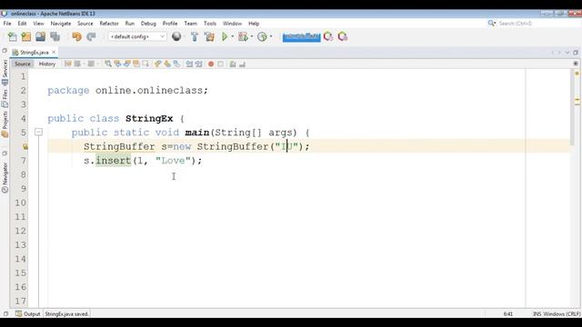 StringBuffer insert() Method | What is insert() in Java смотреть онлайн