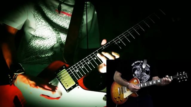 Guns N' Roses - Knockin' On Heaven's Door - Only Women Bleed cover (Alan with Hiro) Collaboration смотреть онлайн
