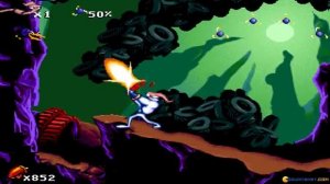 Earthworm Jim gameplay (PC Game, 1994)