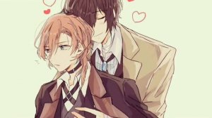 Великий из бродячих псов. Дазай и Чуя.(Яой, подборочка)