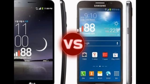 LG G Flex Vs Samsung Galaxy Round смотреть онлайн
