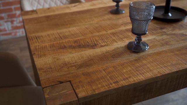 Обеденный стол из массива, СУНДАР, 1.5 метра смотреть онлайн