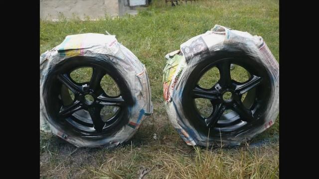 Покраска дисков своими руками смотреть онлайн