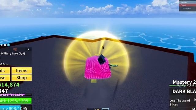 I Spent 24 Hours BEATING the First Sea in Blox Fruits смотреть онлайн