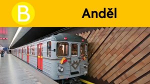 Информатор Пражского метрополитена линия В (год 1990-й)