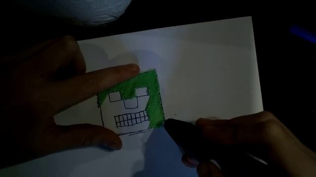 Рисуем зомби из майнкрафта 3D ручкой? смотреть онлайн
