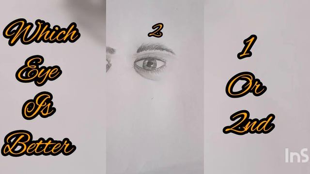 realistic eye sketch. which one is better?? смотреть онлайн