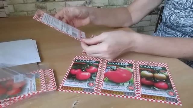 Посылка НПО "Сады России" Заказ семян томатов смотреть онлайн