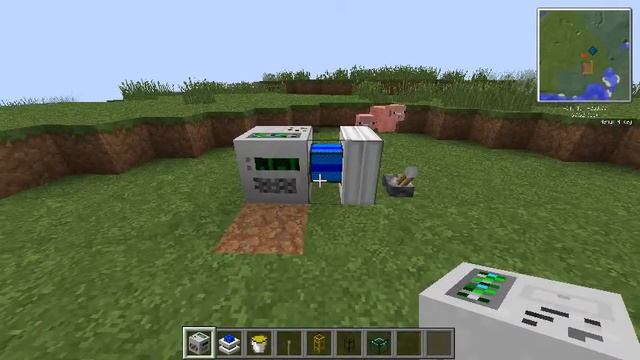 Minecraft - buildcraft - Устанавливаем буровую установку смотреть онлайн